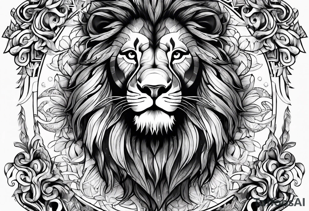 lion tattoo idea