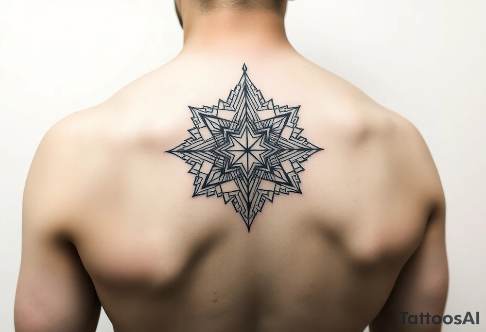 Intricate geometric line tattoos tattoo idea