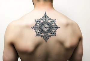Intricate geometric line tattoos tattoo idea