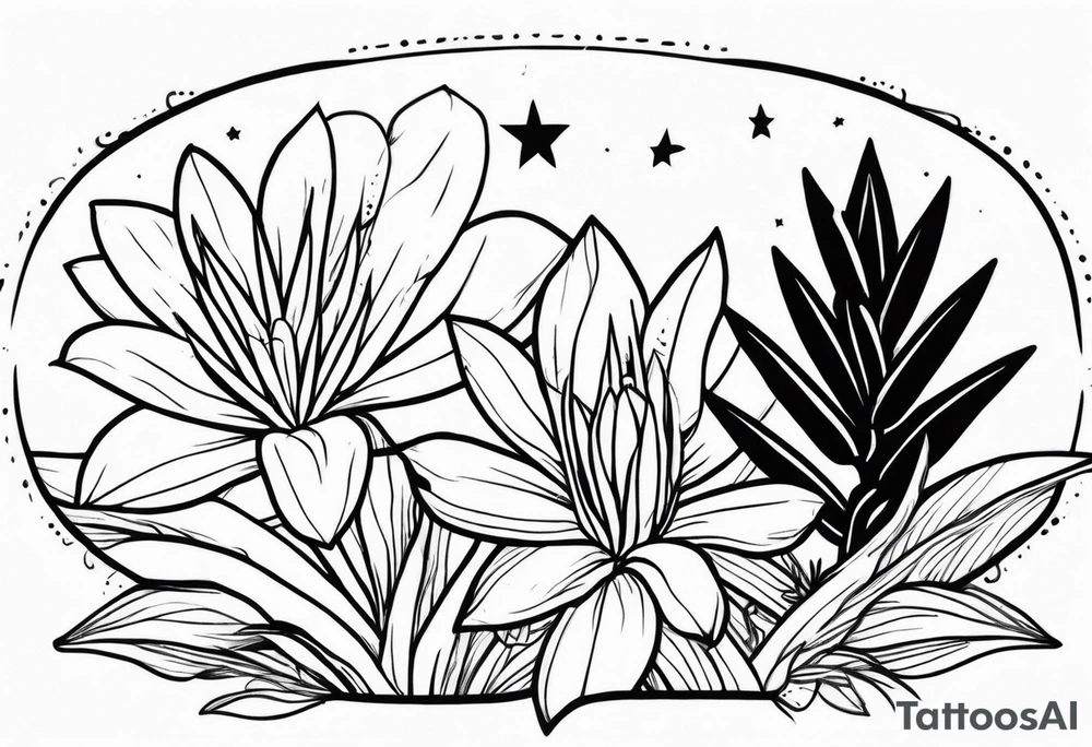 Best Friends Yucca Love magic tattoo idea