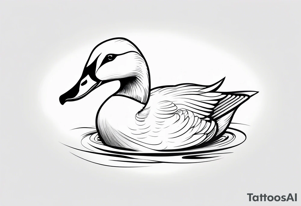 Goose tattoo idea