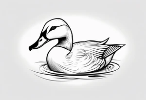 Goose tattoo idea