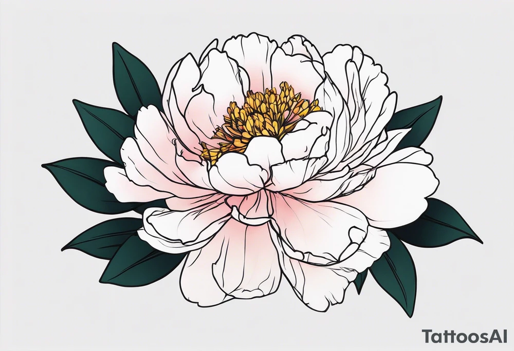 Peoniea tattoo idea