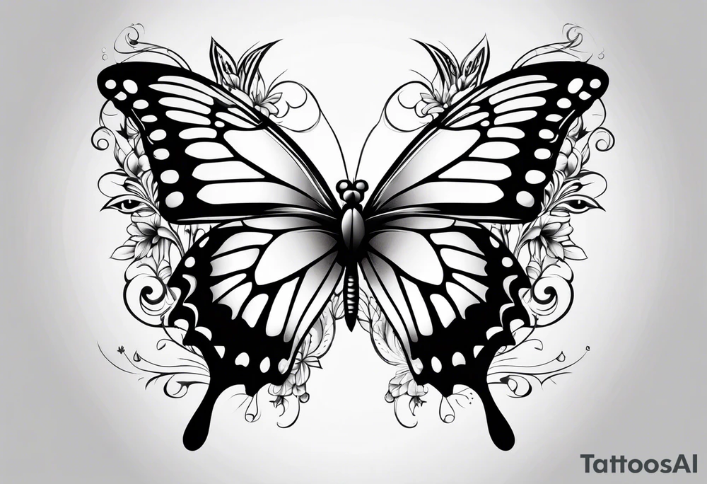 butterfly tattoo idea