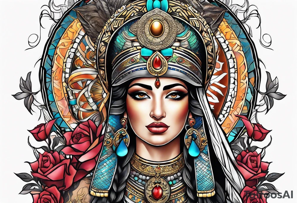 Isis Goddess Tattoo tattoo idea