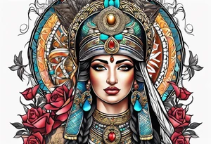 Isis Goddess Tattoo tattoo idea