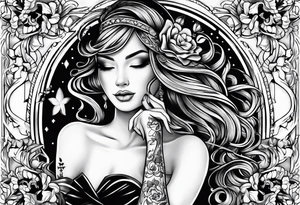 Honor Love Respect with Clover tattoo idea