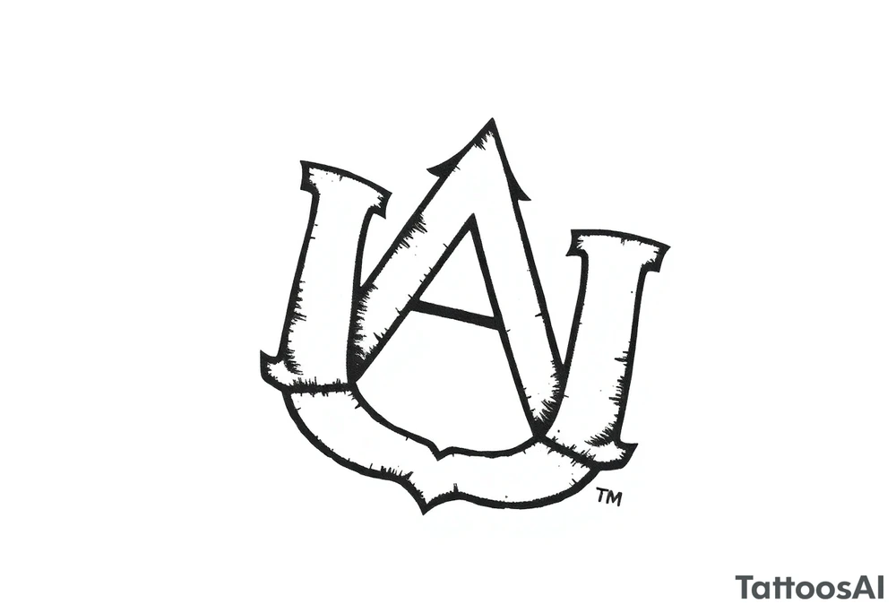 Auburn symbol tattoo idea