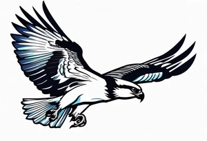 osprey taking off tattoo idea