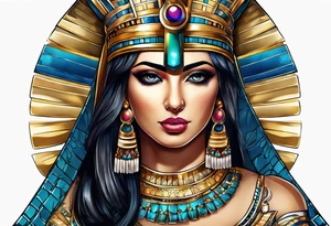 cleopatra tattoo idea
