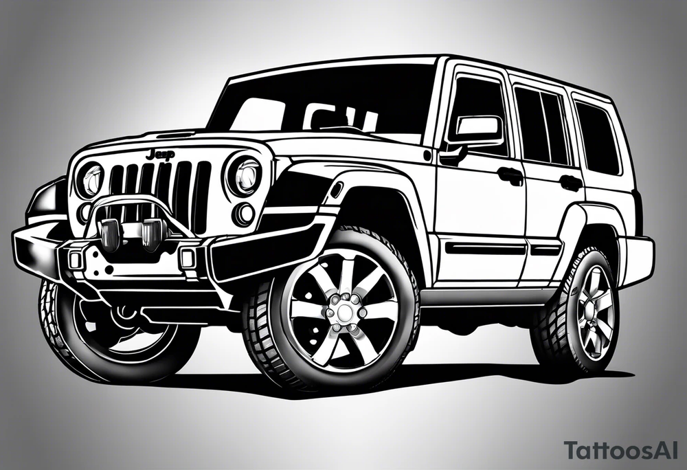 Jeep commander tattoo idea