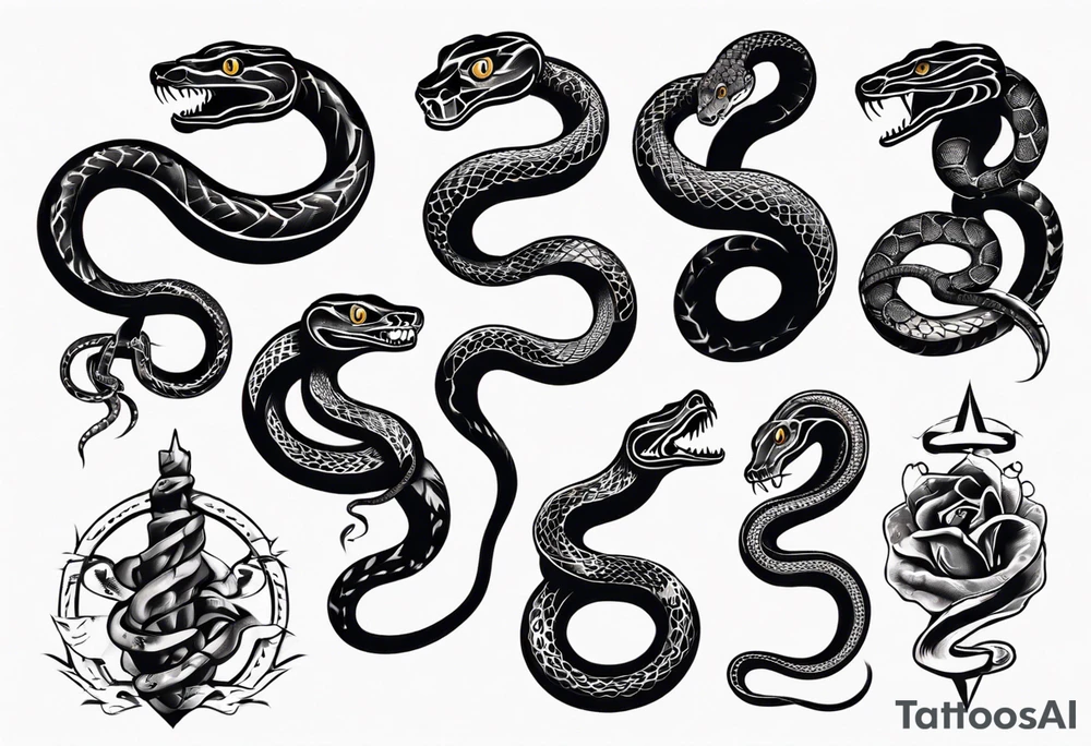 snake tattoo idea