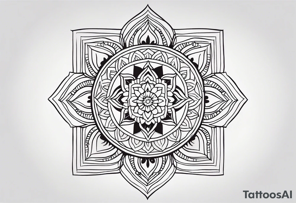 Mandala tattoo idea
