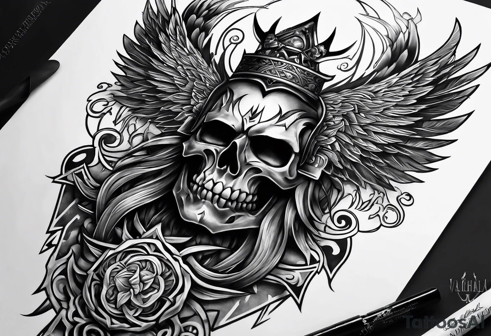 Valhalla tattoo idea