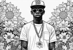 flower boy album by tyler the creator tattoo idea