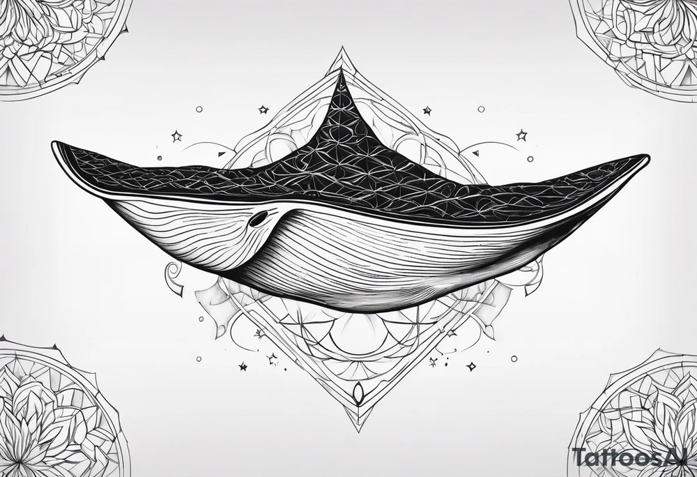 sting ray tattoo idea