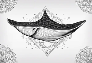 sting ray tattoo idea