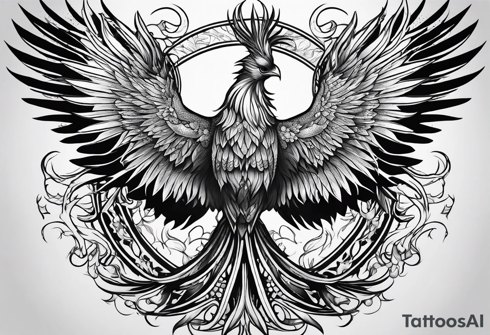 Phoenix tattoo idea