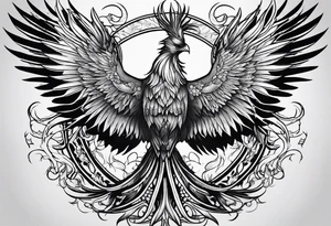 Phoenix tattoo idea