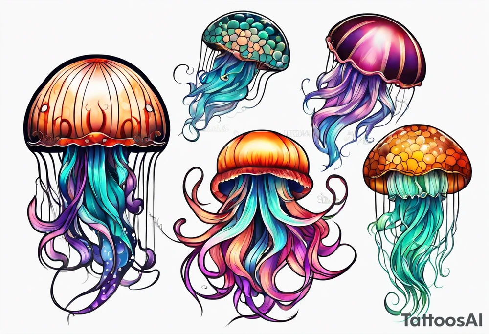 jellyfish tattoo idea