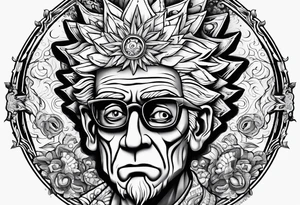 rick sanchez drugs tattoo idea