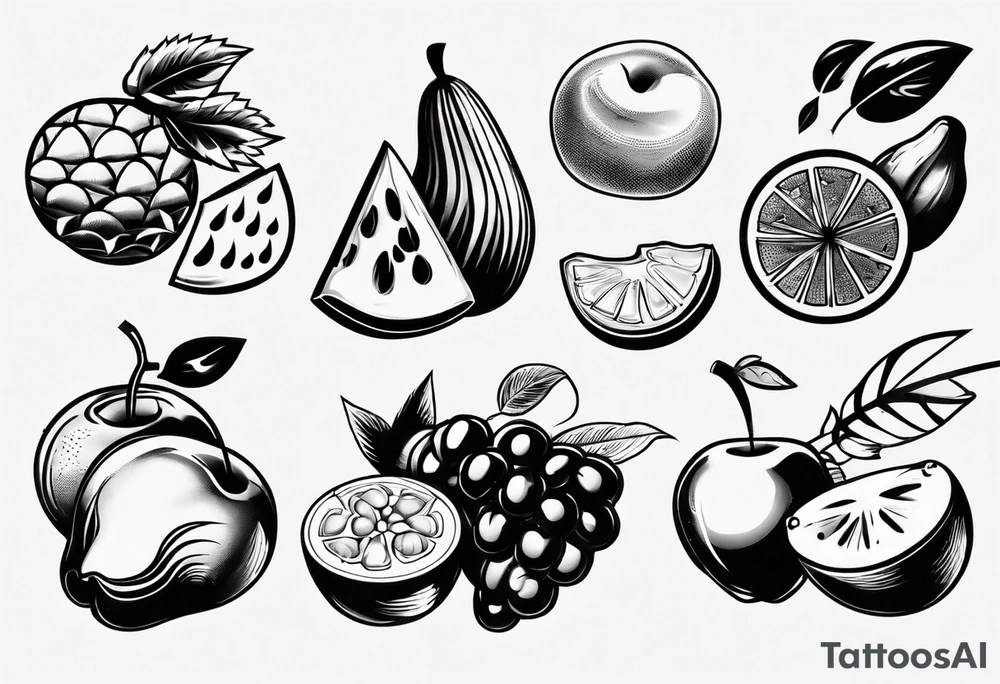 Fruits tattoo idea
