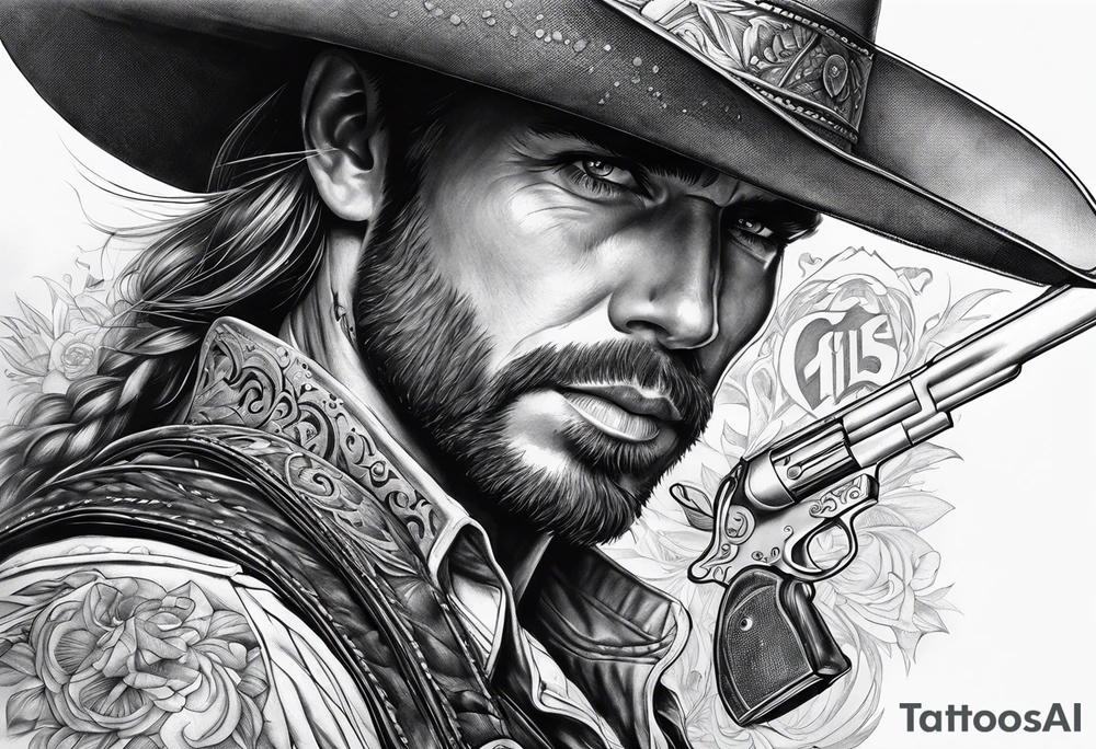 Gunslinger tattoo idea