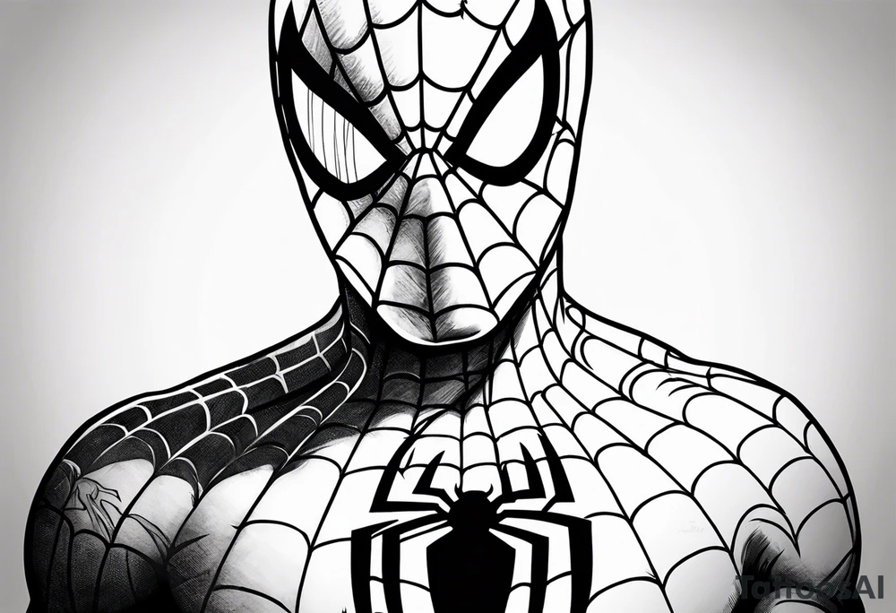 Spiderman tattoo idea