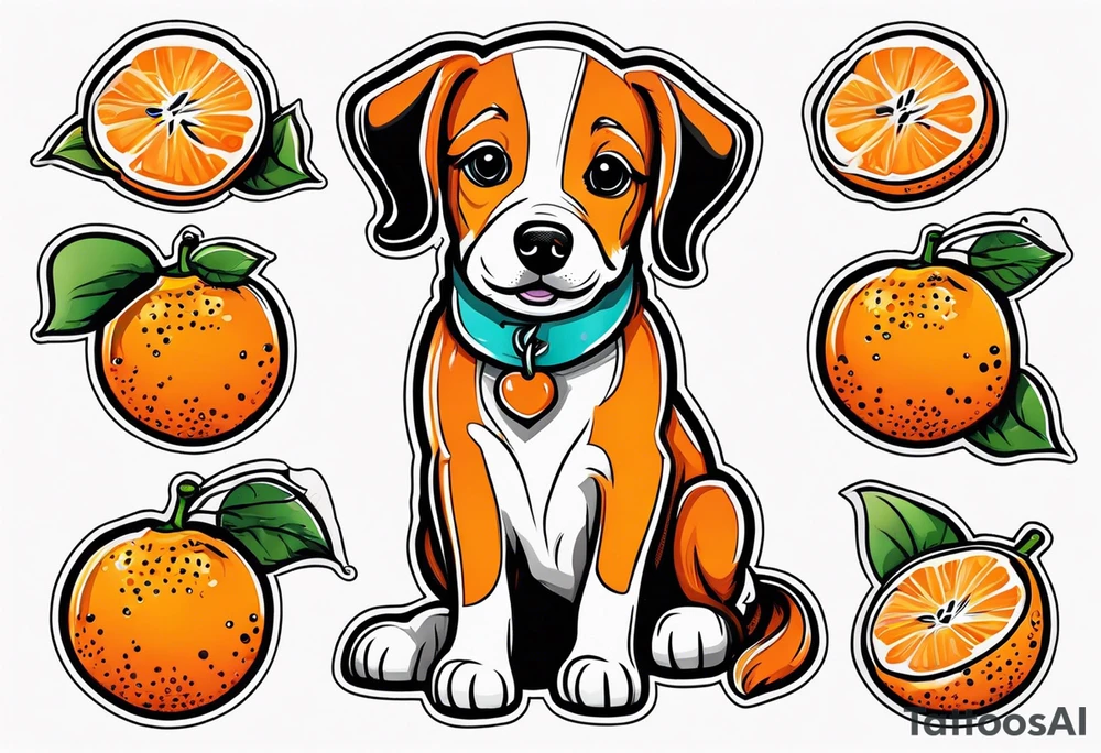 Clementine dog tattoo idea