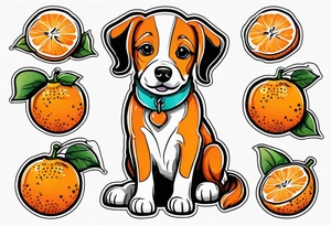 Clementine dog tattoo idea
