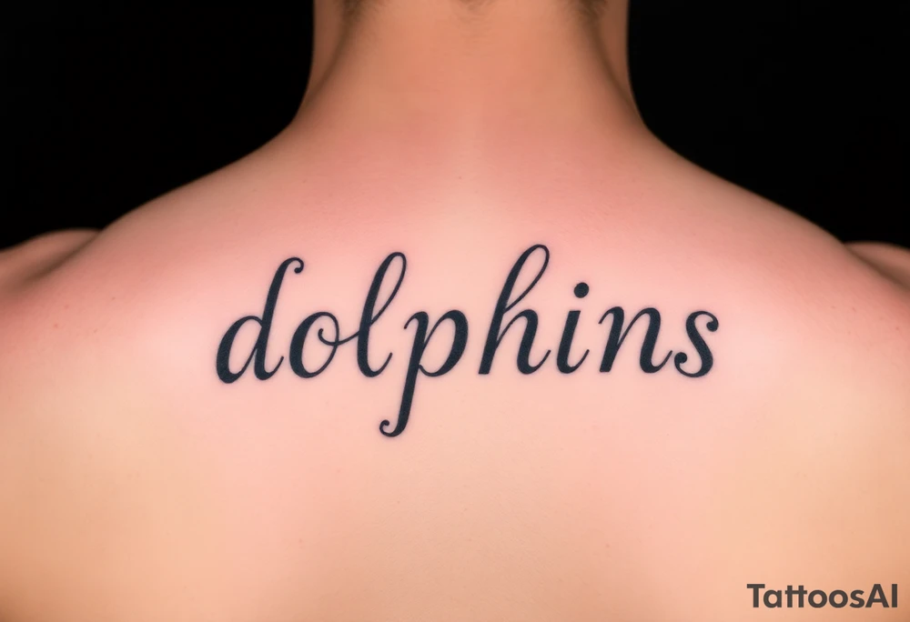 dolphins Music note tattoo idea