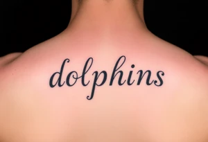 dolphins Music note tattoo idea