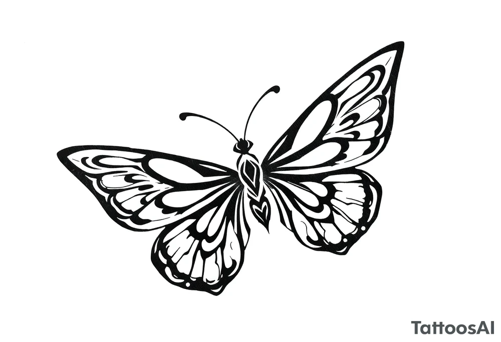 Butterfly tattoo idea