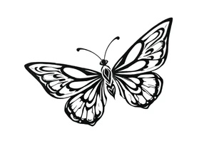 Butterfly tattoo idea