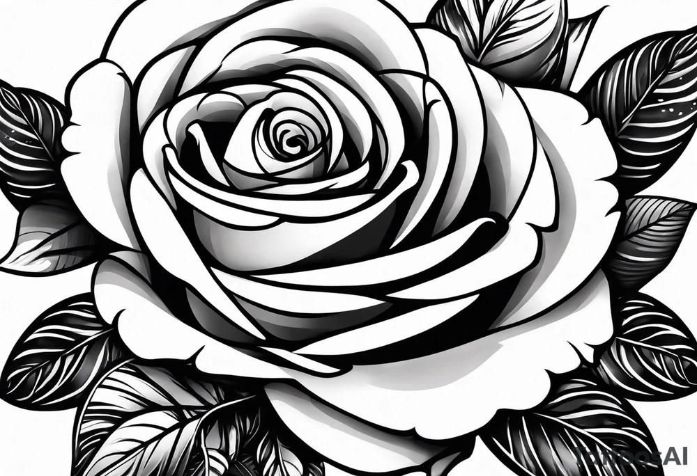 Arm sleeve roses tattoo idea