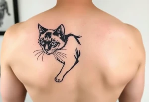 Black Cat tattoo idea