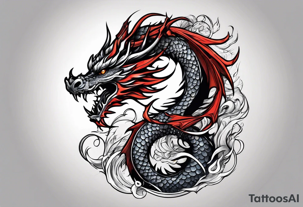 dragon tattoo idea