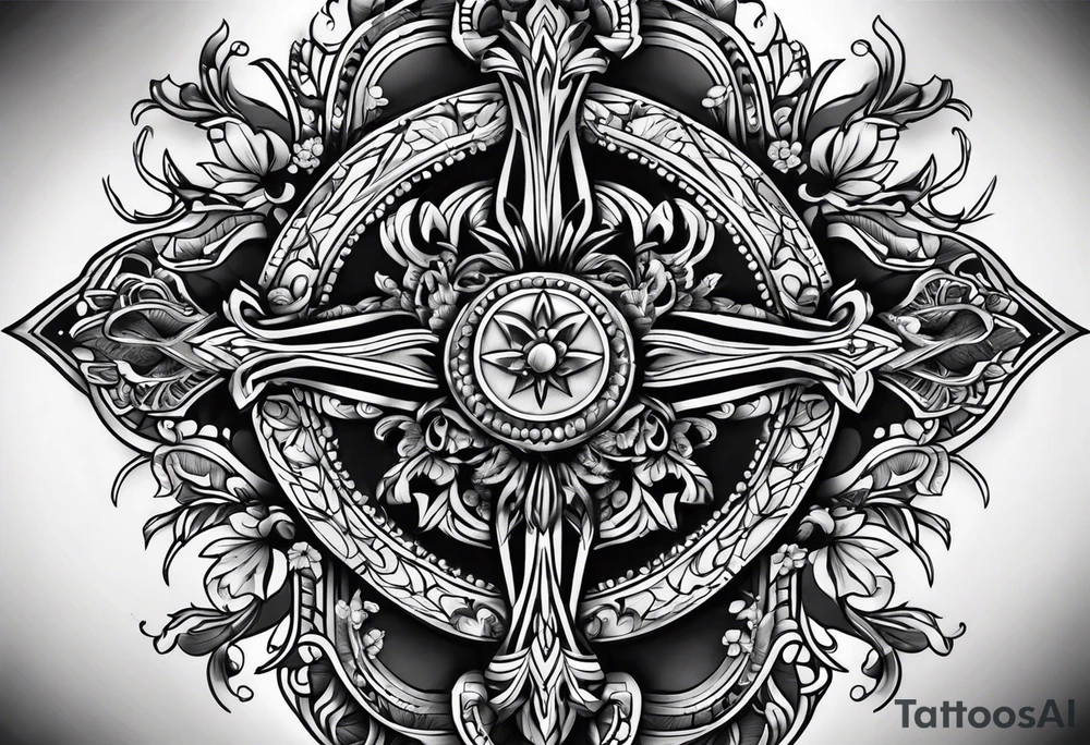 cross tattoo idea