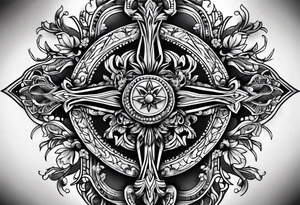 cross tattoo idea