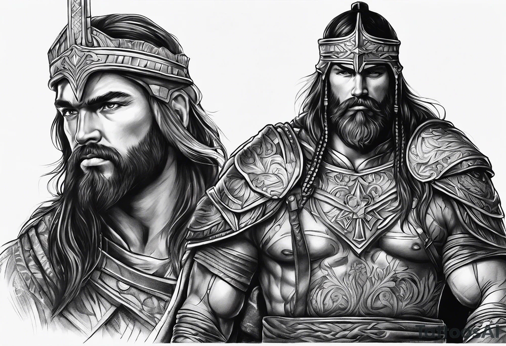 Christian Warrior tattoo idea