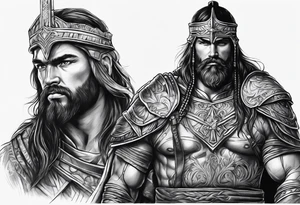 Christian Warrior tattoo idea