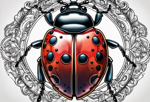 Lady bug tattoo idea