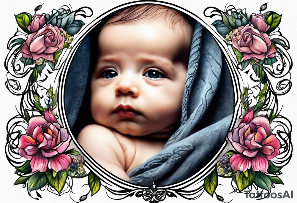 infant loss memorial tattoo for twins tattoo idea