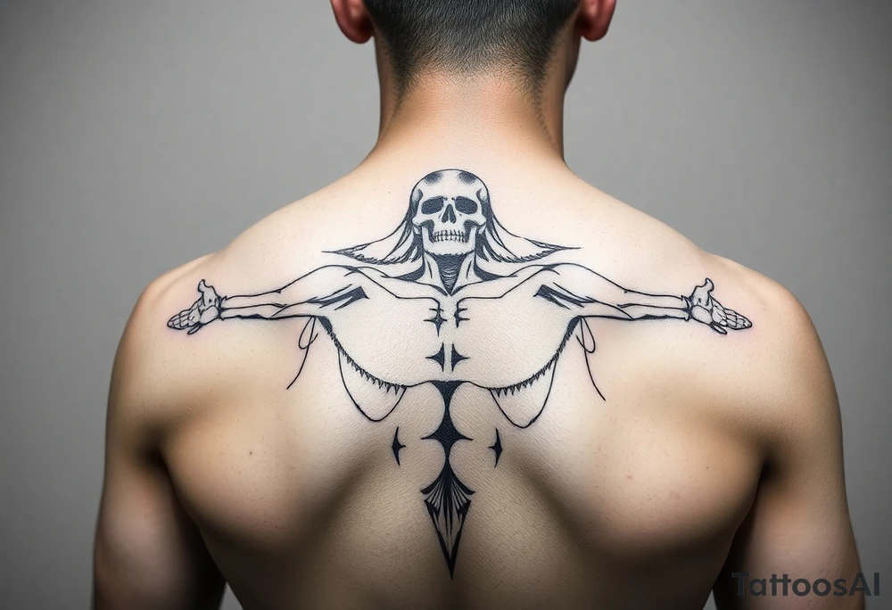 vitruvian man tattoo idea
