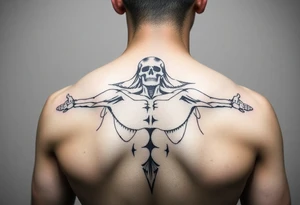 vitruvian man tattoo idea