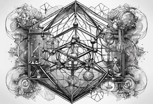 Chemistry adrenaline molecular structure tattoo idea