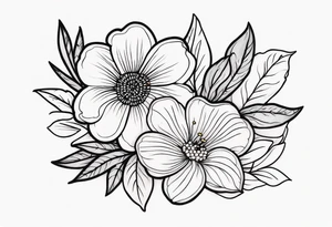 Flowers tattoo idea