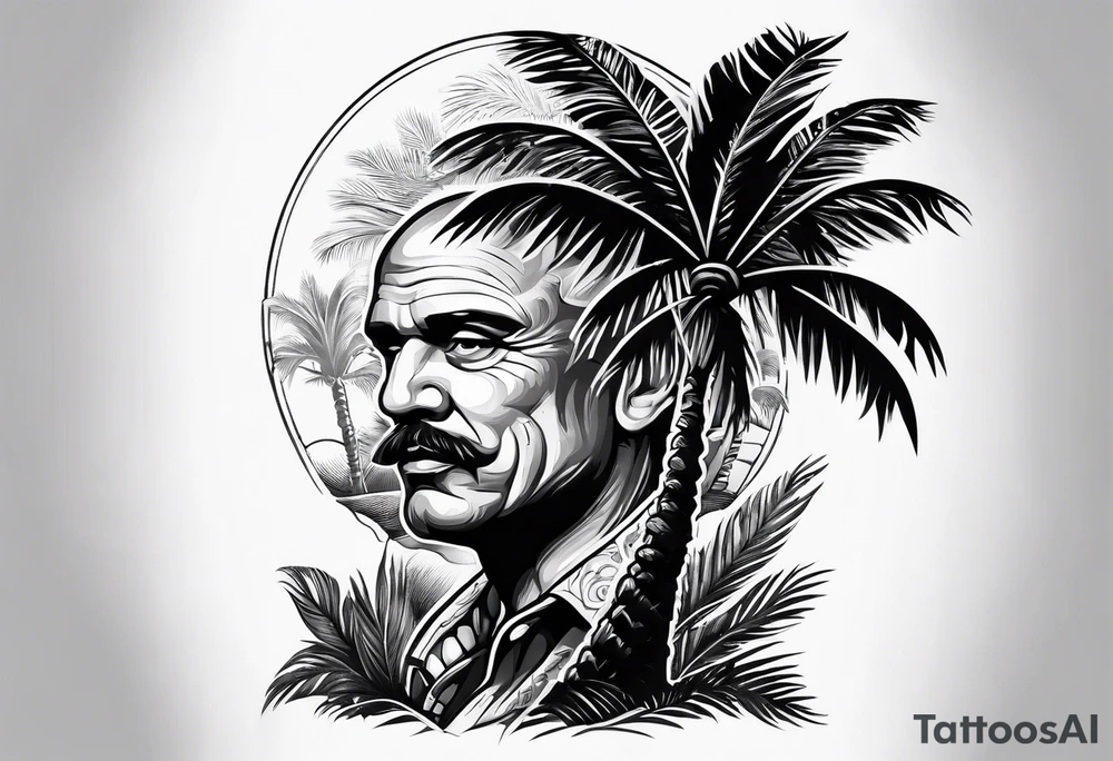 Man Cigar
Palm Tree tattoo idea