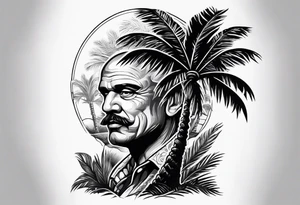 Man Cigar
Palm Tree tattoo idea