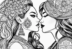 The words Myla and Hadley tattoo idea